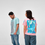 Unisex-T-Shirt aus Bio-Baumwolle, Regular Fit, 165g/m² Copacabana farbe hellgrün vierte Ansicht der Umgebung