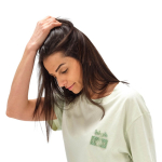 Unisex-T-Shirt aus Bio-Baumwolle, Regular Fit, 165g/m² Copacabana farbe pastelgrün zweite Ansicht der Umgebung