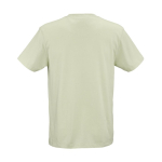 Unisex-T-Shirt aus Bio-Baumwolle, Regular Fit, 165g/m² Copacabana farbe pastelgrün Ansicht von hinten