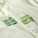 Unisex-T-Shirt aus Bio-Baumwolle, Regular Fit, 165g/m² Copacabana farbe pastelgrün Detailansicht