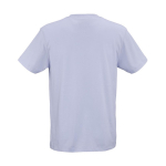 Unisex-T-Shirt aus Bio-Baumwolle, Regular Fit, 165g/m² Copacabana farbe pastellblau Ansicht von hinten