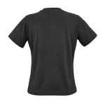Damen-T-Shirt aus Bio-Baumwolle ringgesponnen 165g/m² Copacabana farbe schwarz Ansicht von hinten