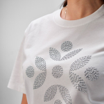 Damen-T-Shirt aus Bio-Baumwolle ringgesponnen 165g/m² Copacabana farbe weiß dritte Ansicht der Umgebung