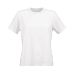 Damen-T-Shirt aus Bio-Baumwolle ringgesponnen 165g/m² Copacabana farbe weiß Ansicht von vorne