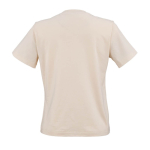 Damen-T-Shirt aus Bio-Baumwolle ringgesponnen 165g/m² Copacabana farbe beige Ansicht von hinten