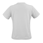 Damen-T-Shirt aus Bio-Baumwolle ringgesponnen 165g/m² Copacabana farbe hellgrau Ansicht von hinten