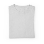 Damen-T-Shirt aus Bio-Baumwolle ringgesponnen 165g/m² Copacabana farbe hellgrau zweite Ansicht von vorne