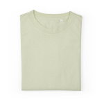 Damen-T-Shirt aus Bio-Baumwolle ringgesponnen 165g/m² Copacabana farbe pastelgrün zweite Ansicht von vorne