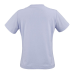 Damen-T-Shirt aus Bio-Baumwolle ringgesponnen 165g/m² Copacabana farbe pastellblau Ansicht von hinten