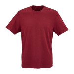 Unisex-T-Shirt aus Bio-Baumwolle in Rippstrick 180 g/m² Maya farbe bordeaux Ansicht von vorne