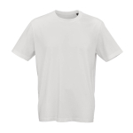 Unisex-T-Shirt aus Bio-Baumwolle in Rippstrick 180 g/m² Maya farbe weiß Ansicht von vorne