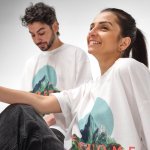 Unisex-T-Shirt aus Bio-Baumwolle, Oversize 240 g/m² Paloma farbe weiß vierte Ansicht der Umgebung