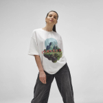 Unisex-T-Shirt aus Bio-Baumwolle, Oversize 240 g/m² Paloma farbe weiß sechste Ansicht
