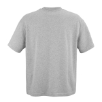 Unisex-T-Shirt aus Bio-Baumwolle, Oversize 240 g/m² Paloma farbe grau mamoriert Ansicht von hinten