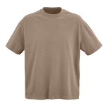 Unisex-T-Shirt aus Bio-Baumwolle, Oversize 240 g/m² Paloma farbe hellbraun Ansicht von vorne