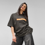 Unisex-T-Shirt aus Bio-Baumwolle, Oversize 240 g/m² Paloma farbe lila dritte Ansicht der Umgebung
