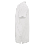 Unisex-Poloshirt aus Bio-Baumwolle, kurze Ärmel 160 g/m² Ipanema farbe weiß dritte Ansicht