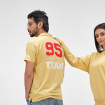 Unisex-Poloshirt aus Bio-Baumwolle, kurze Ärmel 160 g/m² Ipanema farbe gelb Ansicht der Umgebung