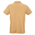 Unisex-Poloshirt aus Bio-Baumwolle, kurze Ärmel 160 g/m² Ipanema farbe gelb Ansicht von hinten