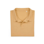 Unisex-Poloshirt aus Bio-Baumwolle, kurze Ärmel 160 g/m² Ipanema farbe gelb zweite Ansicht von vorne