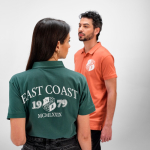 Unisex-Poloshirt aus Bio-Baumwolle, kurze Ärmel 160 g/m² Ipanema farbe orange zweite Ansicht der Umgebung