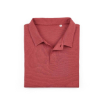 Unisex-Poloshirt aus Bio-Baumwolle, kurze Ärmel 160 g/m² Ipanema farbe dunkelorange zweite Ansicht von vorne