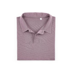 Unisex-Poloshirt aus Bio-Baumwolle, kurze Ärmel 160 g/m² Ipanema farbe lila zweite Ansicht von vorne
