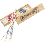 Mikado-Spiel im Holzetui mit Schiebeverschluss farbe braun dritte Ansicht