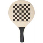 FSC-Holz-Strandpaddel mit Brettspielen und Ball vierte Ansicht