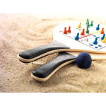 FSC-Holz-Strandpaddel mit Brettspielen und Ball siebte Ansicht