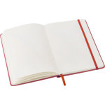 A5-Notizbuch aus Recycling-PU, Gummiband, blanko Seiten dritte Ansicht