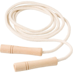 Springseil aus Baumwolle und Polyester mit FSC-Holzgriffen erste Ansicht