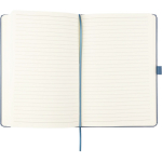 A5-Notizbuch mit Einband aus recyceltem Karton und liniertem Papier zweite Ansicht