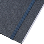 A5-Notizbuch aus Recycling-Kunststoff, Gummiband, liniert neunte Ansicht