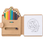 Malset aus Karton mit Buntstiften und Kindermotiven farbe mehrfarbig zweite Ansicht