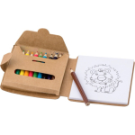 Malset aus Karton mit Buntstiften und Kindermotiven vierte Ansicht