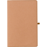 A5-Notizbuch aus waschbarem Kraftpapier, flexibles Design, liniert farbe braun zweite Ansicht