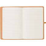 A5-Notizbuch aus waschbarem Kraftpapier, flexibles Design, liniert vierte Ansicht