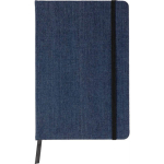 Notizbuch A5 aus Jeansstoff im Casual-Look, linierte Seiten erste Ansicht
