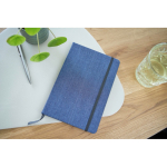 Notizbuch A5 aus Jeansstoff im Casual-Look, linierte Seiten achte Ansicht