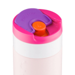 Edelstahl-Thermobecher mit Anti-Tropf-Mechanismus Dopper 400 ml farbe rosa erste Ansicht