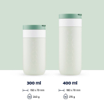 Edelstahl-Thermobecher mit Anti-Tropf-Mechanismus Dopper 400 ml farbe waldgrün siebte Ansicht