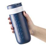 Edelstahl-Thermobecher mit Anti-Tropf-Mechanismus Dopper 400 ml farbe marineblau sechste Ansicht