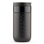 Edelstahl-Thermobecher mit Klappdeckel Dopper 300 ml farbe schwarz dritte Ansicht