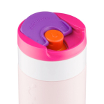 Edelstahl-Thermobecher mit Klappdeckel Dopper 300 ml farbe rosa zweite Ansicht