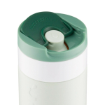 Edelstahl-Thermobecher mit Klappdeckel Dopper 300 ml farbe waldgrün dritte Ansicht