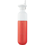 Edelstahlflasche mit Trinkhalm Dopper Original 450 ml farbe rot erste Ansicht
