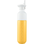 Edelstahlflasche mit Trinkhalm Dopper Original 450 ml farbe gelb erste Ansicht