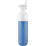 Edelstahlflasche mit Trinkhalm Dopper Original 450 ml farbe köngisblau erste Ansicht