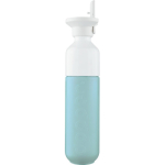 Edelstahlflasche mit Trinkhalm Dopper Original 450 ml farbe hellblau erste Ansicht